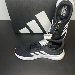 Adidas Women Black and White Sneakers